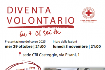 Diventa volontario della Croce Rossa - Protezione Civile